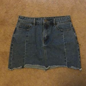 Jean Mini Skirt (Forever 21)